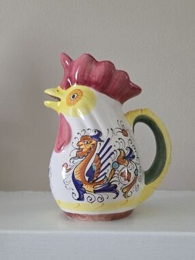 Boston Warehouse Ceramic Rooster Pitcher